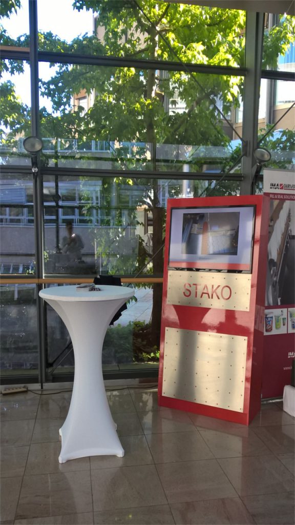 Unser Infostand in der Bausparkasse Schwäbisch Hall