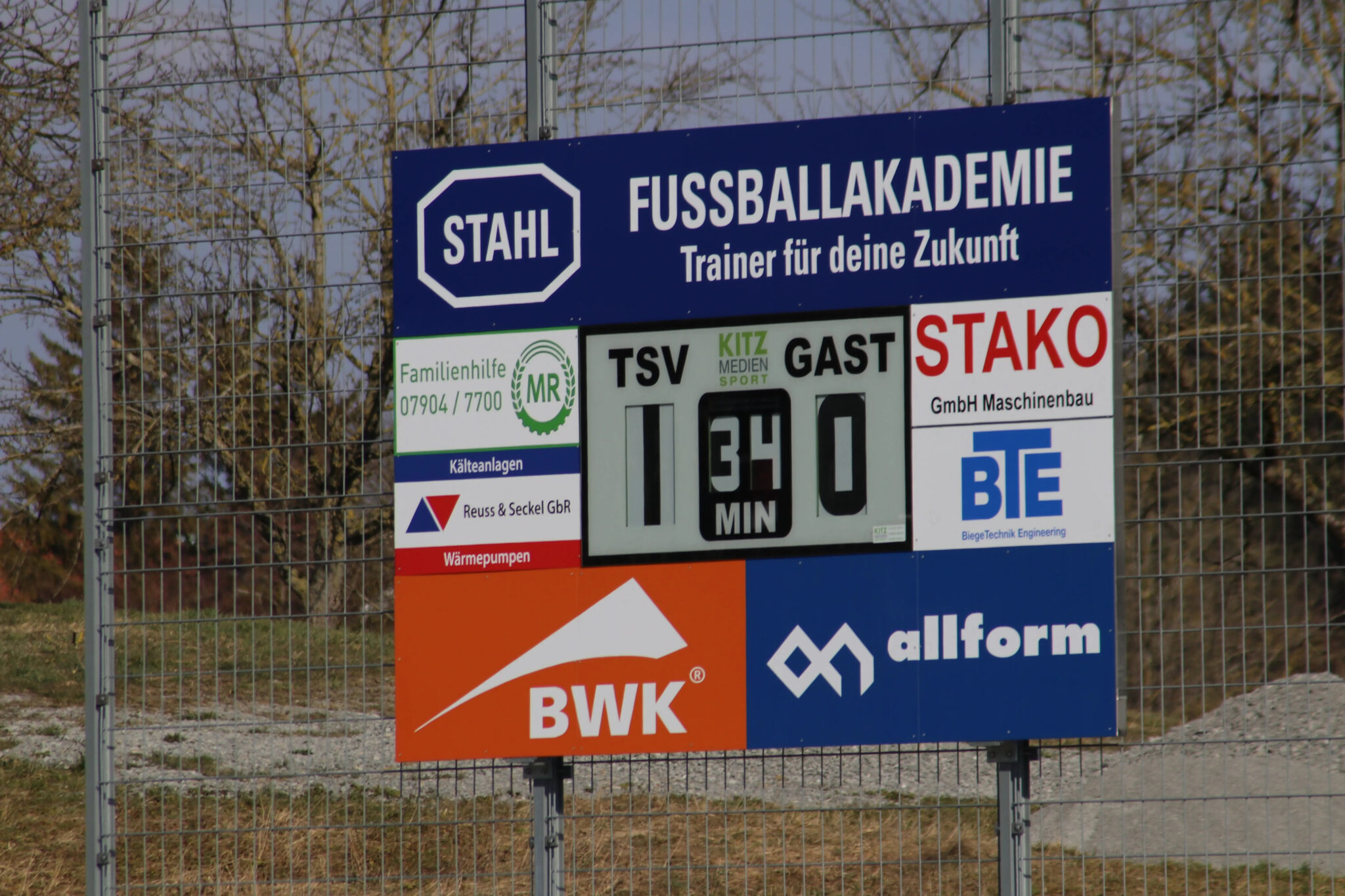 Sponsoring für den TSV Ilshofen